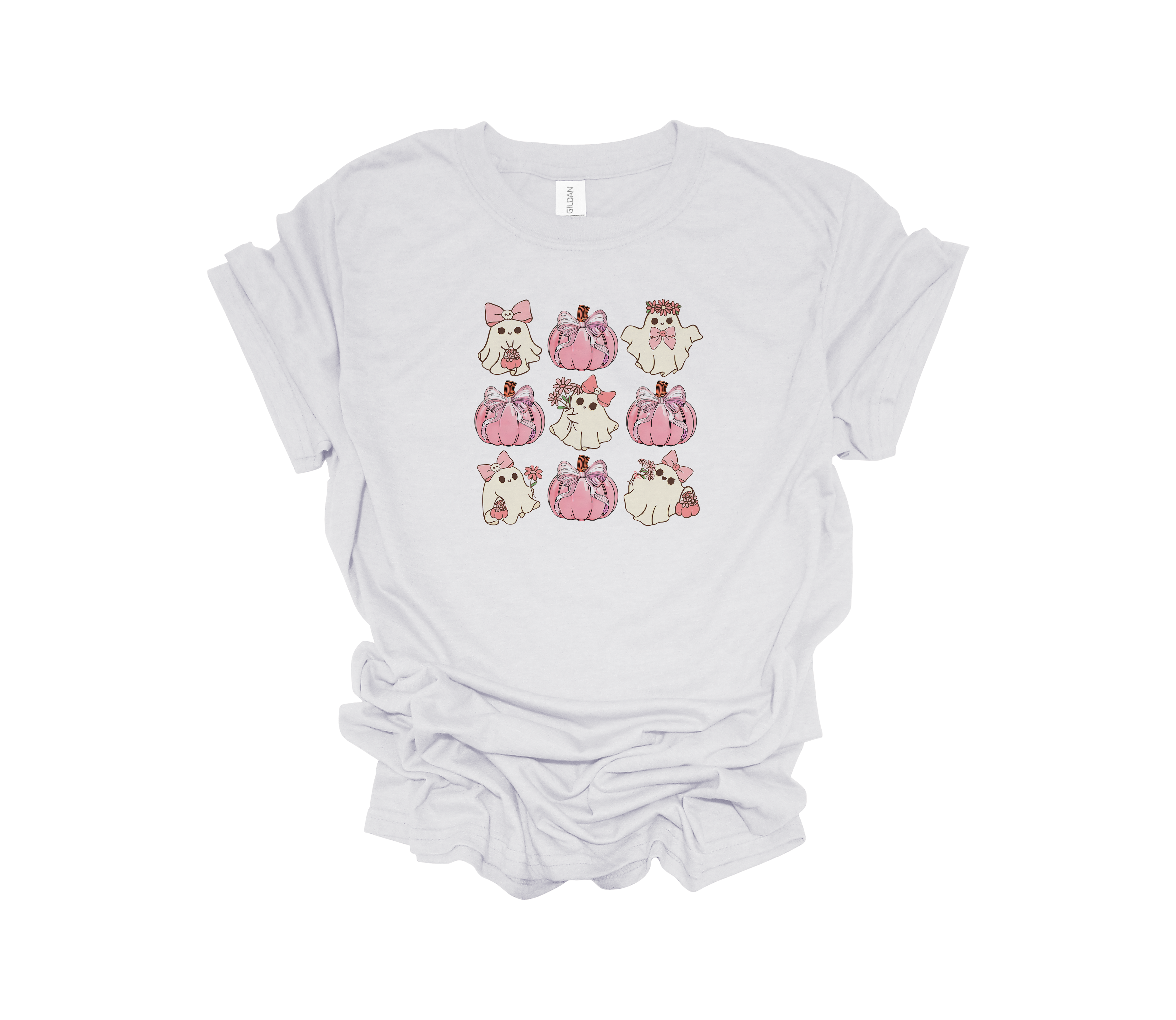 Pink Ghost Pumpkin Bows